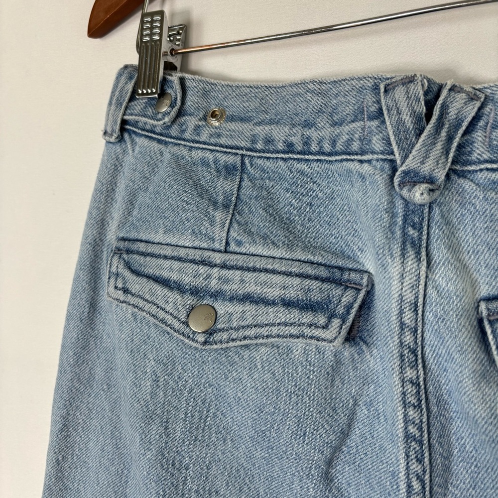 Madewell Low Slung Straight Cargo Jeans in Coleman Wash Size 28 - Picture 9 of 9